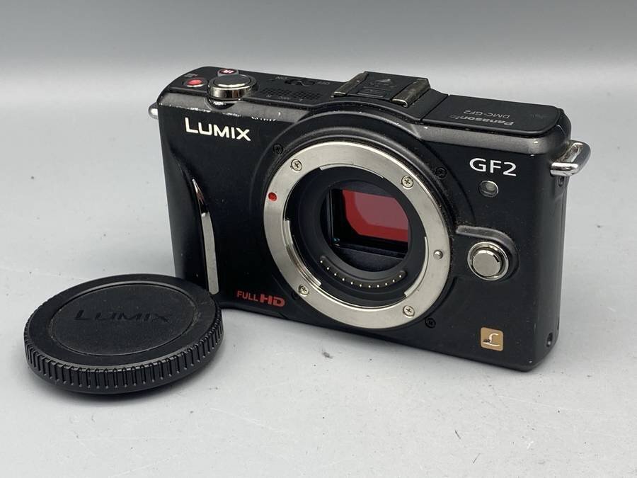 ■完動品　Panasonic LUMIX DMC-GF2　ボディ Panasonic LUMIX DMC-GF2 Black Digital Camera Japanese