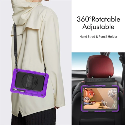 For Samsung Galaxy Tab S10 S9 Ultra Plus FE Shockproof Heavy Duty Case Cover - Picture 66 of 153