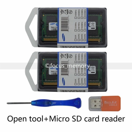 Samsung 16GB 2x8GB DDR3 PC3-8500s DDR3-1066MHz 204Pin So-dimm Laptop Memory Ram - Picture 1 of 6