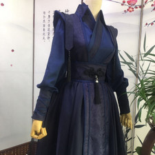 Chinese Traditional Hanfu Large Size Men Cosplay Costume Oversized Party Outfit