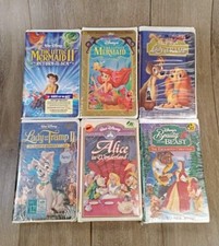 Lot 6 New Sealed Disney classics VHS Movies