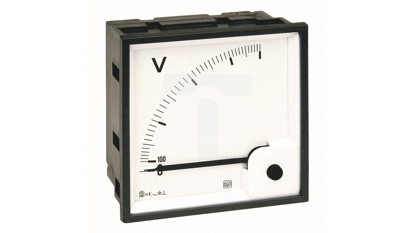 AC voltmeter 72X72, direct measurement. 500V RQ72E AN25DDC500 /T2UK