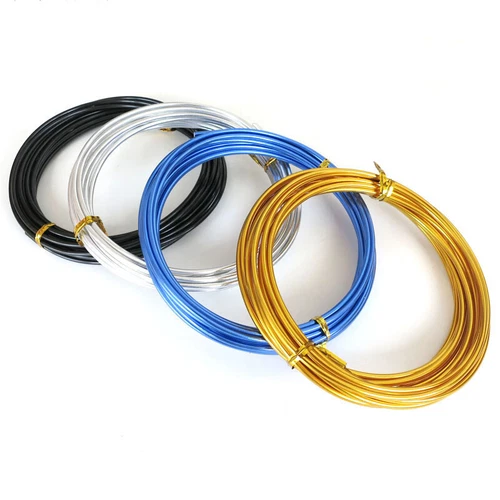1mm 2mm 3mm Colorful Aluminum Wire Bending Wire Jewelry Wire Craft Wire 5 Meters - Bild 13 von 25