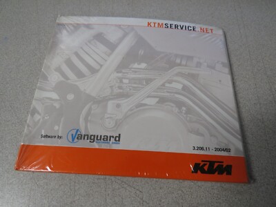 NOS KTM OEM Vanguard Service Net Installation Disc 3.206.11