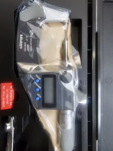 Mitutoyo 342-351-30 - Digimatic Point Micrometer 0"- 1"/25.4mm SPC IP65 15 Deg