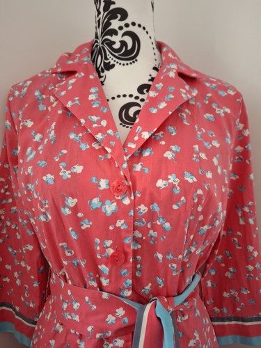 Boden camicia-vestito estivo stampa floreale taglia 10R come nuovo - Foto 4 di 7
