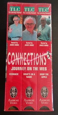 TLC The Learning Channel CONNECTIONS 3 Journey on the Web VHS Set NEW Free Ship