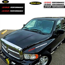 392 Performance Car Hood Sticker Decals Emblem For Dodge Ram 2500 6.4l Hemi 2pcs