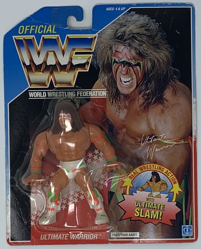 Hasbro WWF Ultimate Warrior Series 2 1990 action f...