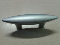 40 MöBelknopf Kunststoff Silber BüGelgriff Griff Schrankgriff Knopf Knopfgriff