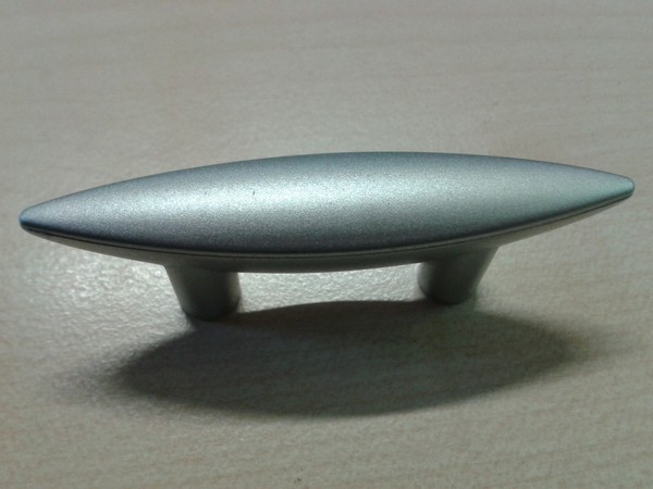 40 MöBelknopf Kunststoff Silber BüGelgriff Griff Schrankgriff Knopf Knopfgriff-image