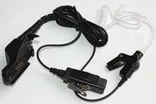 Clear accoustic tube 2 wire earpiece for Motorola HT1000 MT2000 MTS2000 XTS5000