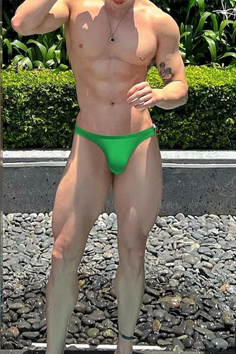 Soft Modal Men's Sexy Bikini Briefs Low-rise Pouch Stretch Underpants Underwear - Picture 12 of 26