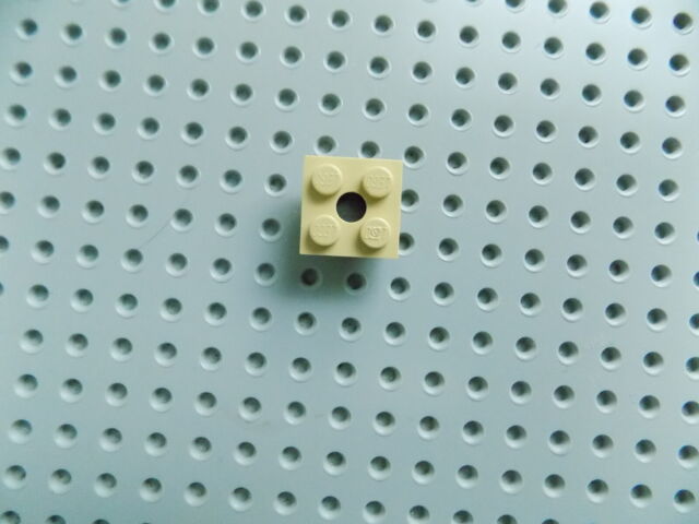 Lego Tan Magnet Holder Plate 2x2 Bottom w/ Magnet set 10030