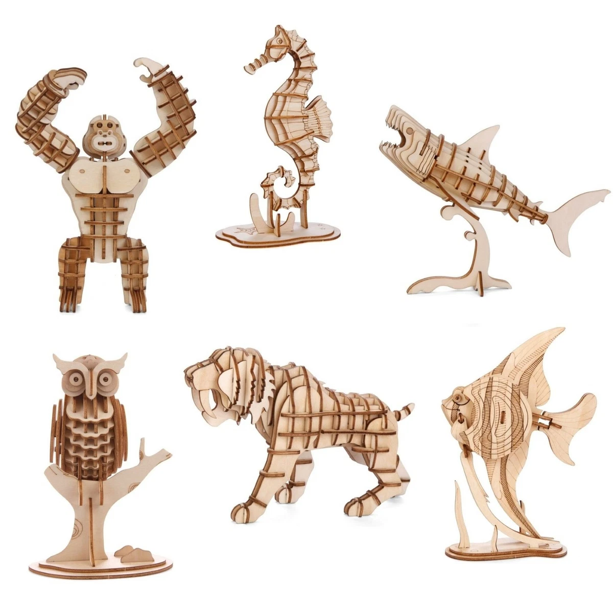 3d animal jigsaw puzzles hotsell