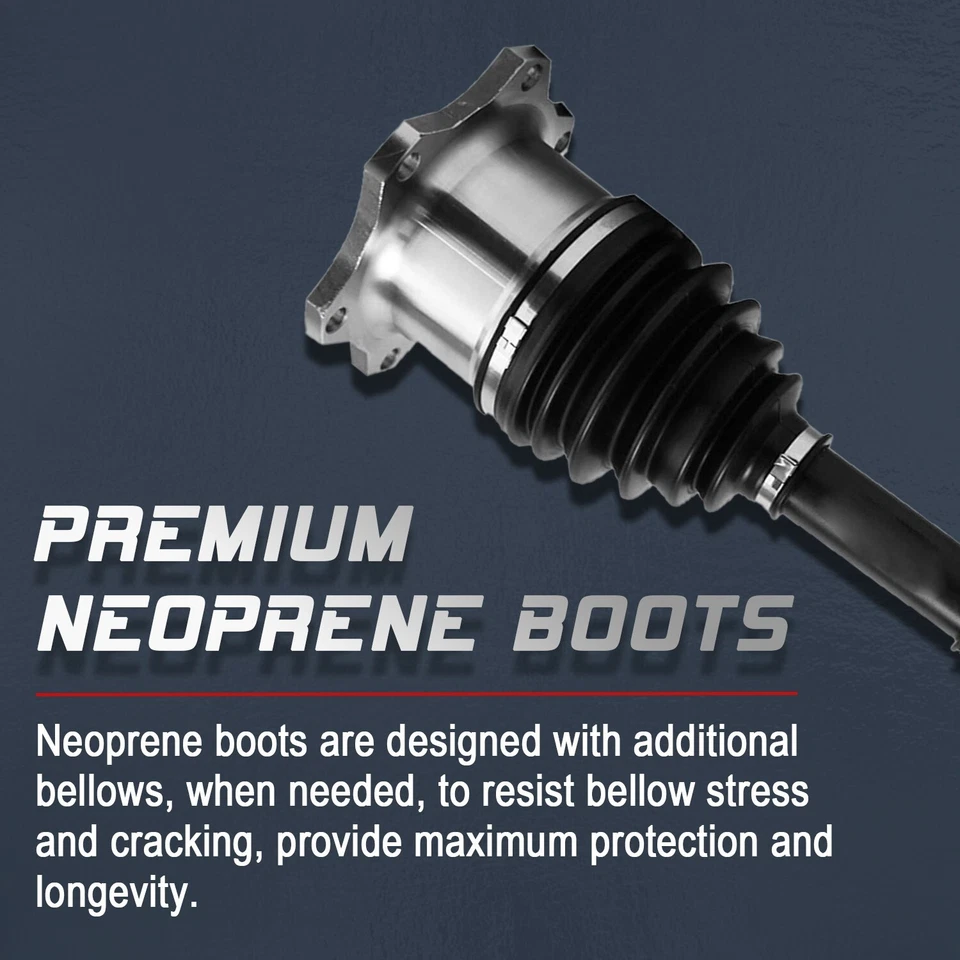 2x 4WD Front Left Right CV Axle for Chevy Silverado 1500 2500 3500 Hummer H2 Foto 2 de 4