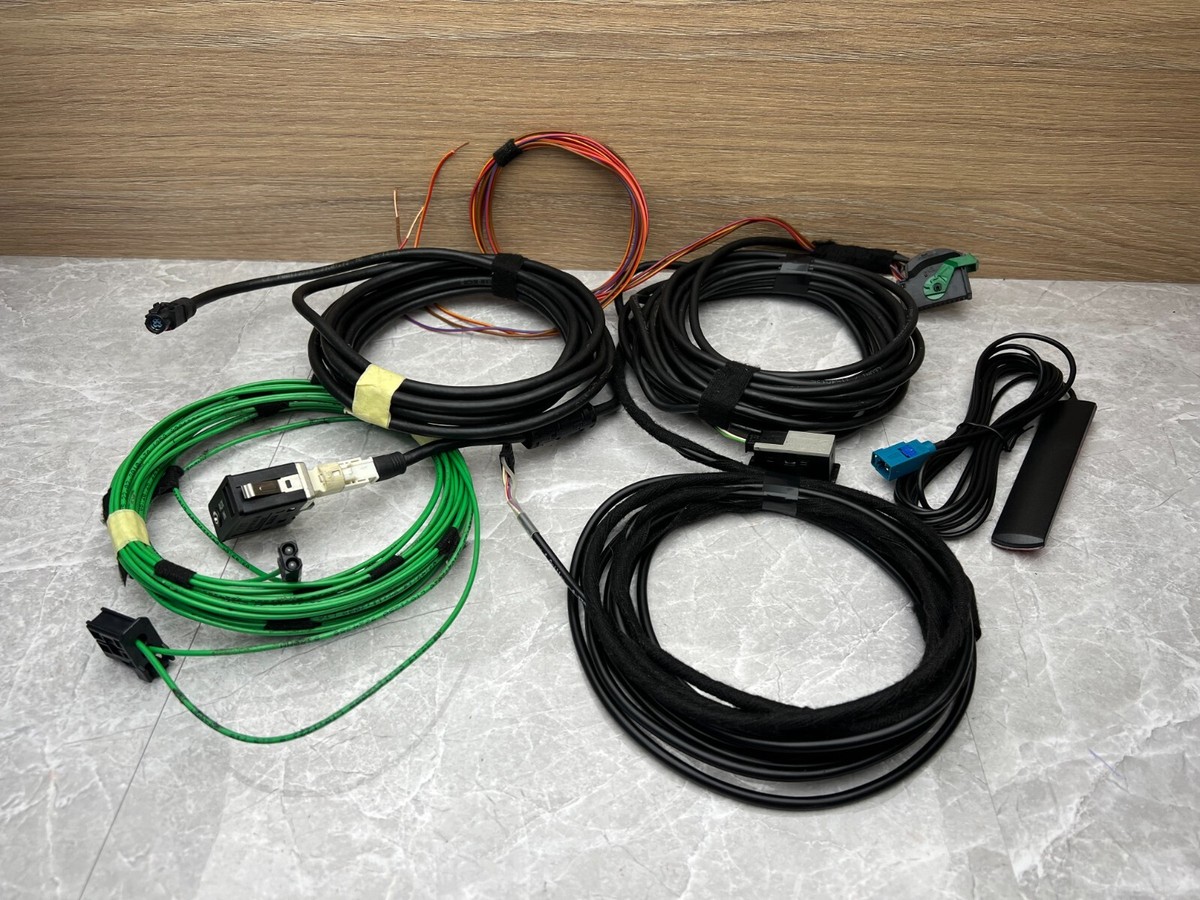 BMW Combox Bluetooth Audio USB AUX Wiring Harness Cables SET E60