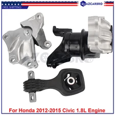 3pcs Motor Mount Kit Set For Honda 2012-13 Civic 1.8L Engine - Auto Transmission