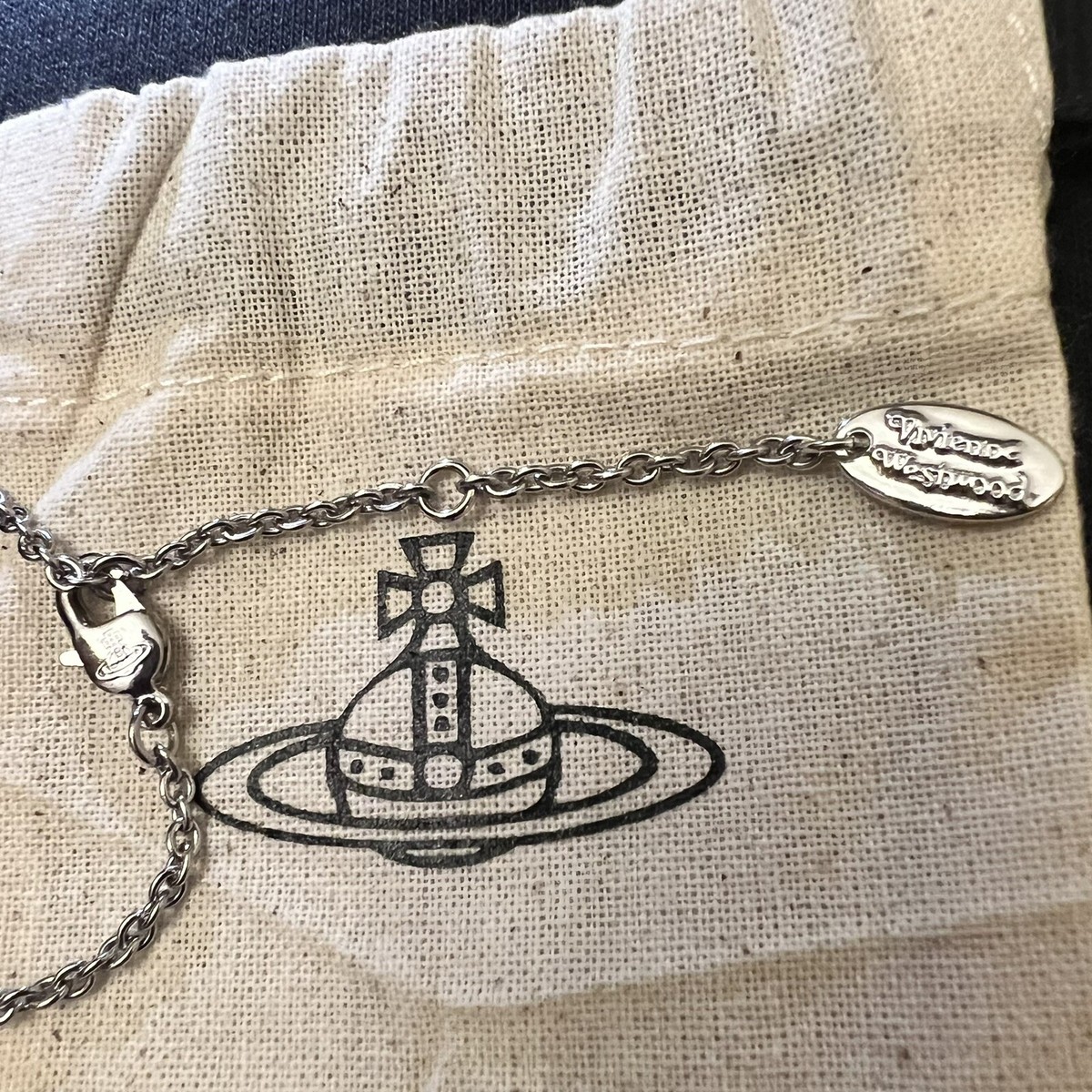 Vivienne Westwood Petite Mini Tiny Silver Tone Mayfair 3D