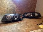 Tuning-Tec LED Angel Eyes Headlights for BMW 3 Series E46 98-01 Black Set