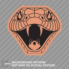 Snake Bite Sticker Decal Vinyl venom badge copperhead