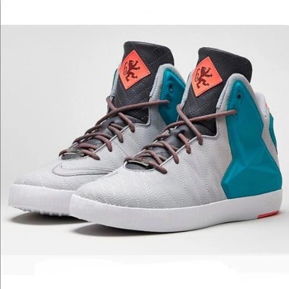 Nike LeBron 11 NSW Miami Vice Grey Sneaker Size 12
