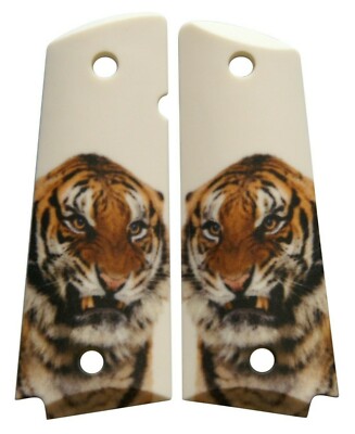 Eye of the Tiger Custom Full Size Government 1911 Grips