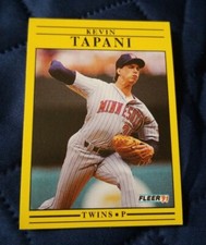 1991 Fleer Minnesota Twins Baseball Card #625 Kevin Tapani