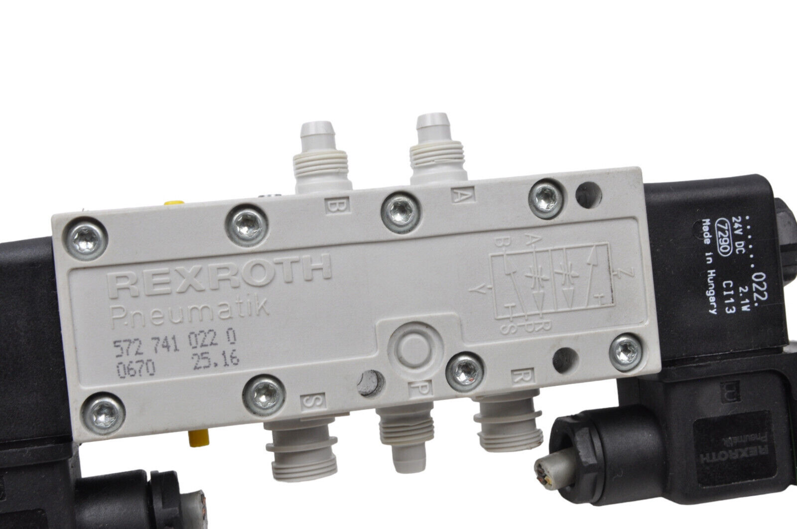 WABCO / REXROTH / BOSCH solenoid valve 5/2, 572 741 022, 572 741 0