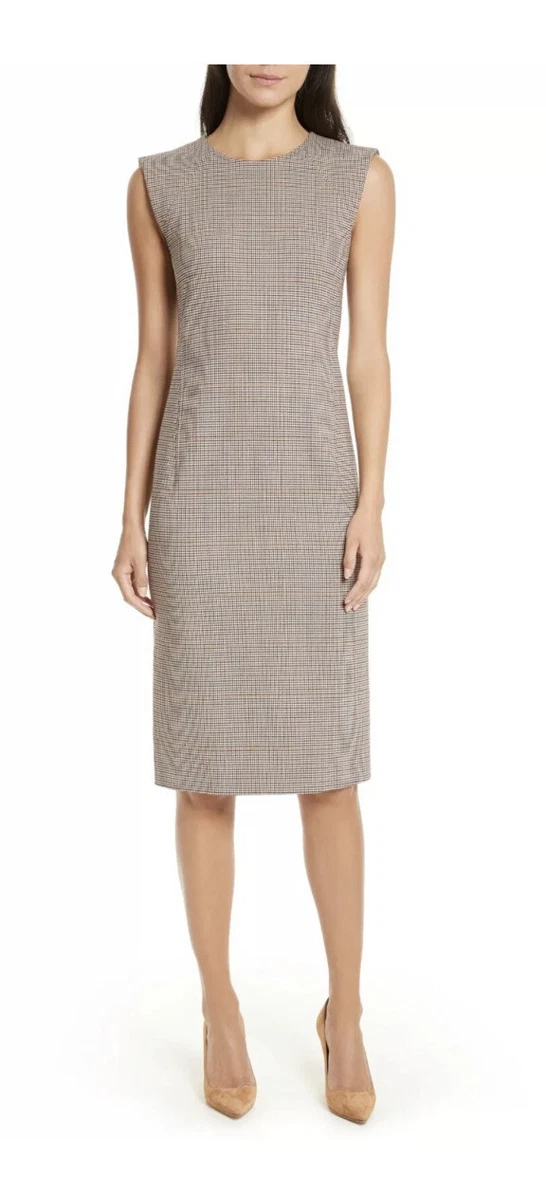 Theory good top wool shift dress