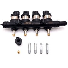 LPG CNG Injectors rail ULTRA FAST OKCAN type 4 cyl. 2 ohm universal STAG,E-GAS