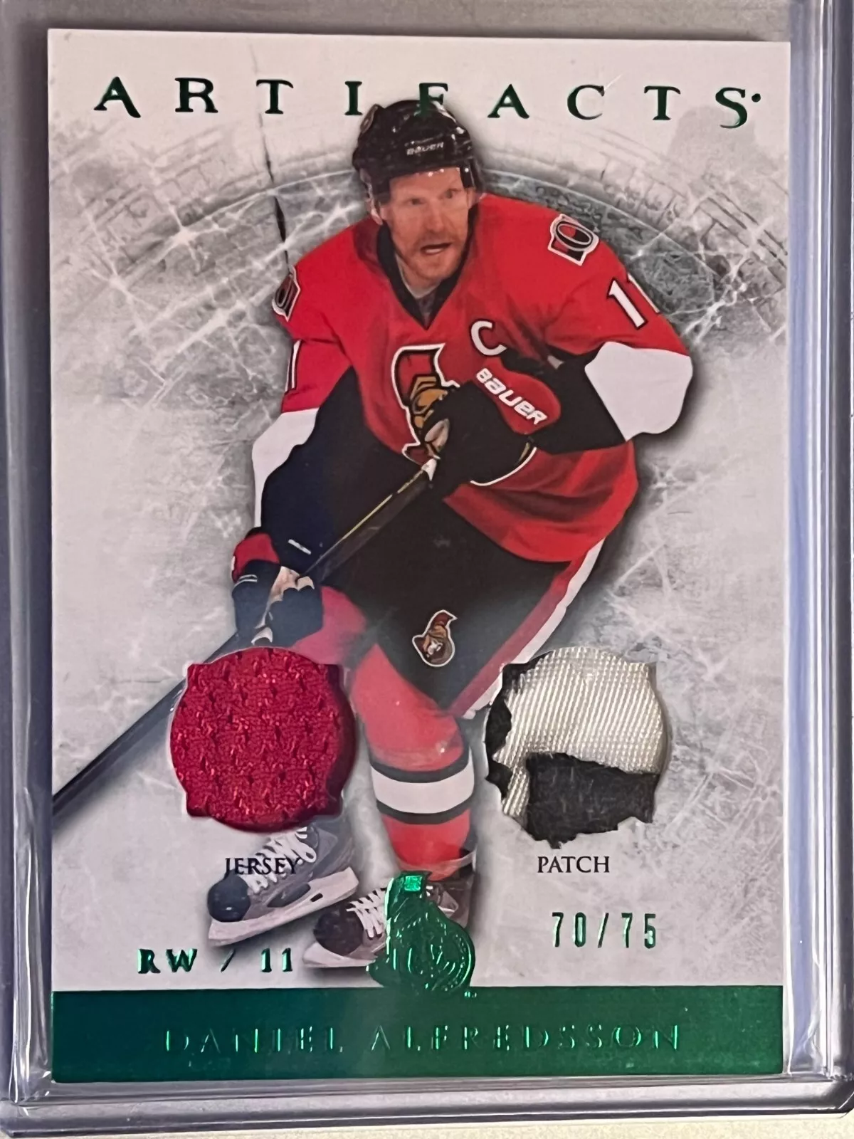 Daniel Alfredsson trading card