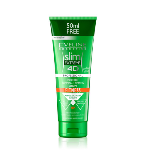 Eveline SLIM EXTREME 4D INTENSELY SLIMMING & FIRMING SERUM FITNESS 250ml - Image 4