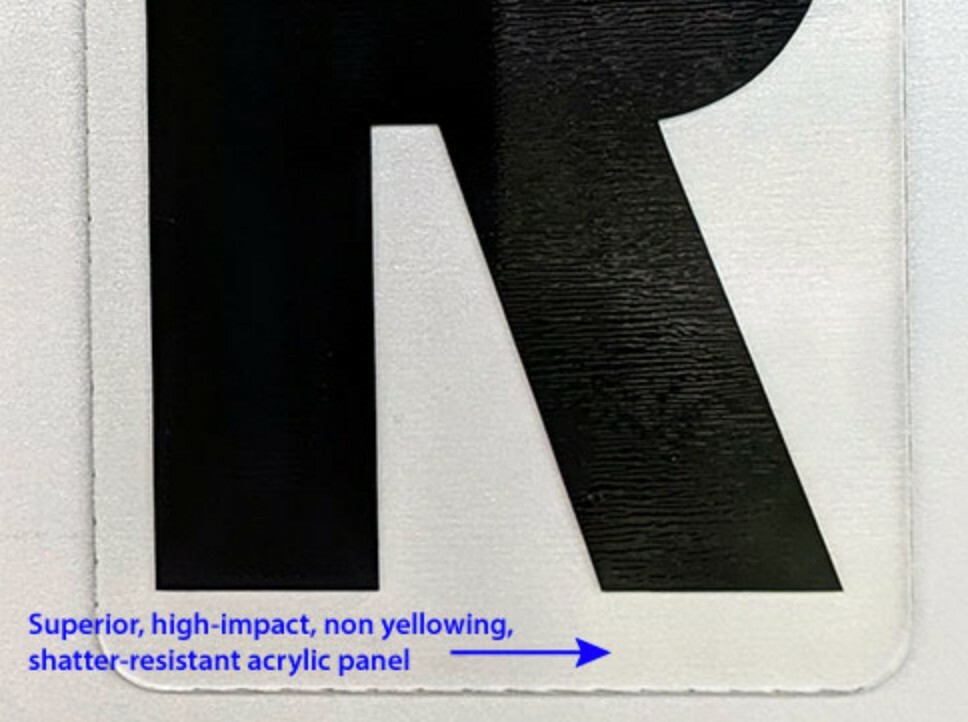 Outdoor Marquee Rigid Sign letters 150 piece set AZ 09 10 inch .080