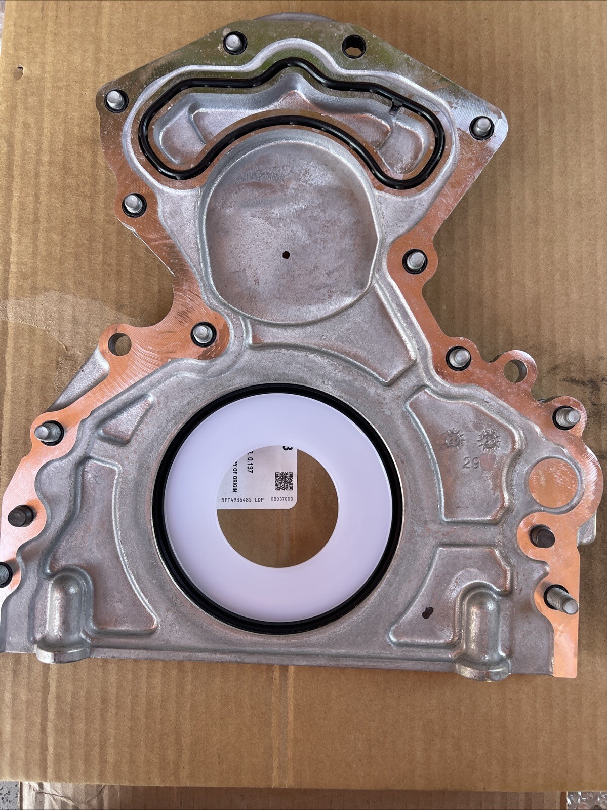 Genuine GM Rear Main Housing With Seal 12705663 OEM for sale 