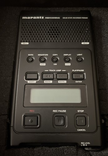 Marantz PMD660 Professional Solid State Recorder, W/ Adapter/Case - Picture 2 of 8