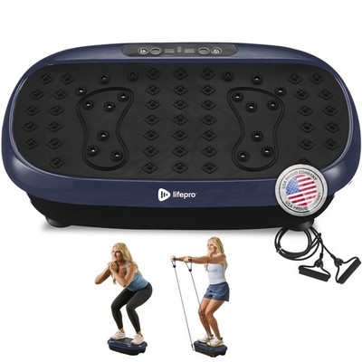 Lifepro HexaPlate Lite Vibration Plate  Magnetic Acupoints,99 Speeds &10 Presets