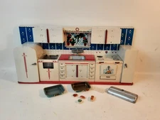 T. Cohn Tin Superior Metal Kitchen Playset 1950’s READ