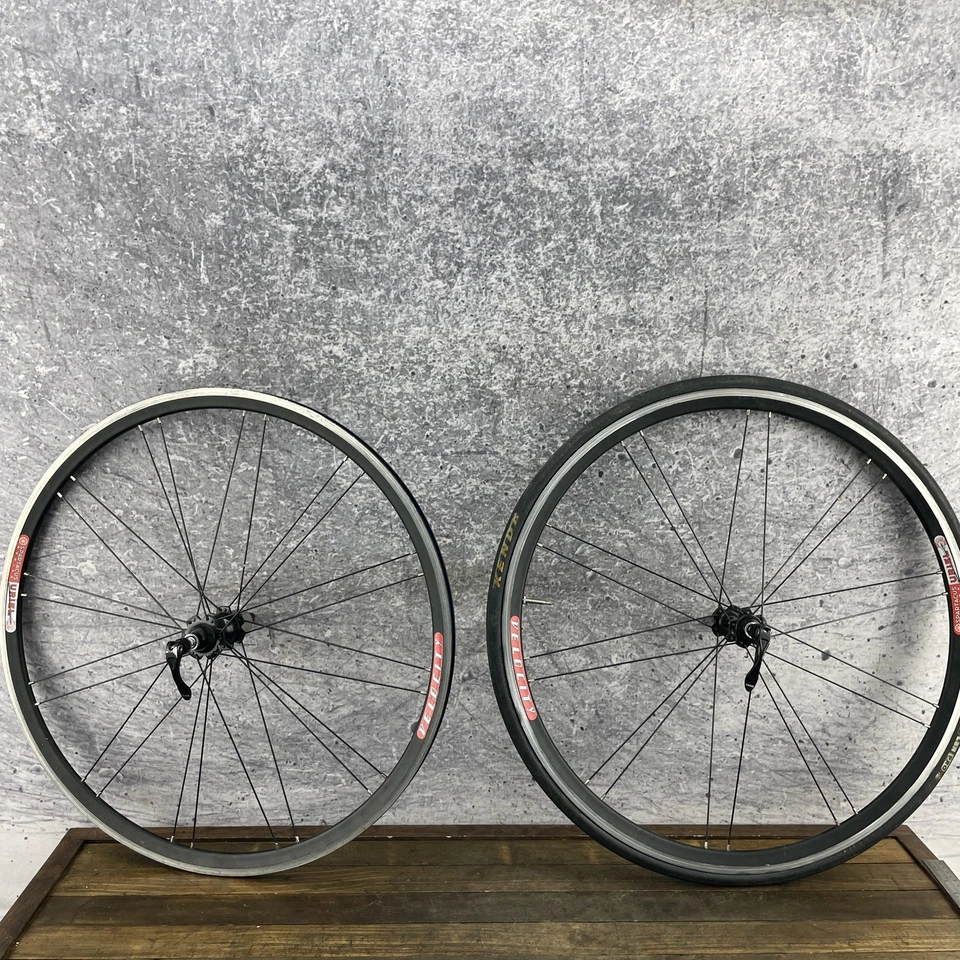 Juego de ruedas para bicicleta de carretera Velocity 650c freno de llanta QR Presta 8s 9s 10s 650c 130 vintage Foto 4 de 4