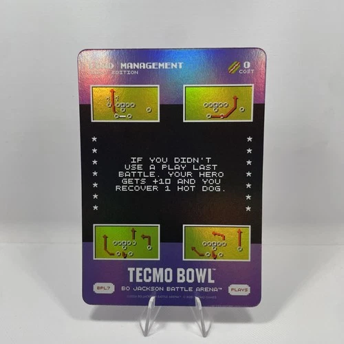 2026 Bo Jackson Battle Arena TECMO BOWL Battlefoil Load Management BPL7 - SSP