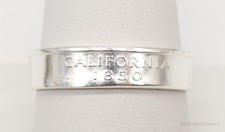 Vintage 2005 Quarter Dollar Coin Silver Ring - Size 9