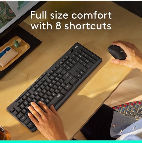 New Logitech MK295 Silent Wireless Keyboard & Mouse Combo 920-009782 - Picture 8 of 14