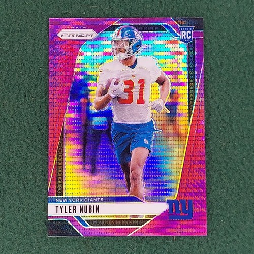 2024 Panini Prizm Tyler Nubin New York Giants PURPLE PULSAR Rookie Card #385 - Bild 2 von 7