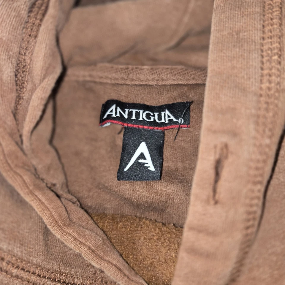 Sudadera con capucha marrón Antigua M Boston Bruins para hombre Foto 4 de 4