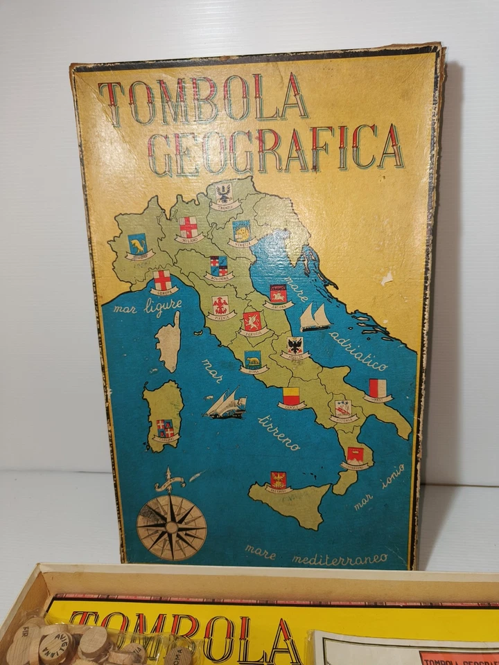 Tombola Geografica antica, NON COMPLETA - Immagine 4 di 4