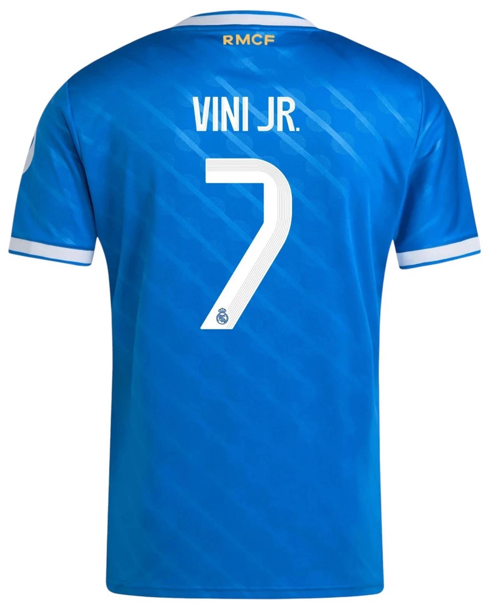 Vini JR. #7 Real Madrid Third Away Jersey 2025/26 Size M | eBay