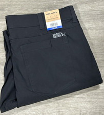Eddie Bauer Men's NWT Rainer Tech Pants 36X30 Hiking Lightweight Black Gorpcore
