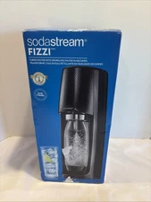 SodaStream Fizzi Sparkling Water Soda Maker Black New Open Box