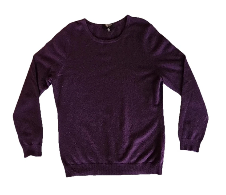 Suéter Charter Club Lujo Cachemira Clásico Normcore Grapa Púrpura Para Mujer XL Foto 3 de 4
