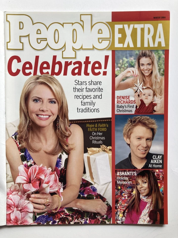 FAITH FORD Winter 2004 PEOPLE EXTRA Magazine DENISE RICHARDS ASHANTI CLAY AIKEN - Image 1 of 1